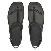 Sandały damskie - Sandały Crocs Miami Thong Sandal 209793 Czarny - miniaturka - grafika 1