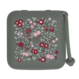 BIBS LIBERTY PACIFIER BOX CHAMOMILE LAWN PINE 2 w 1 etui do smoczków oraz pojemnik do sterylizacji smoczków - Akcesoria do smoczków - miniaturka - grafika 1