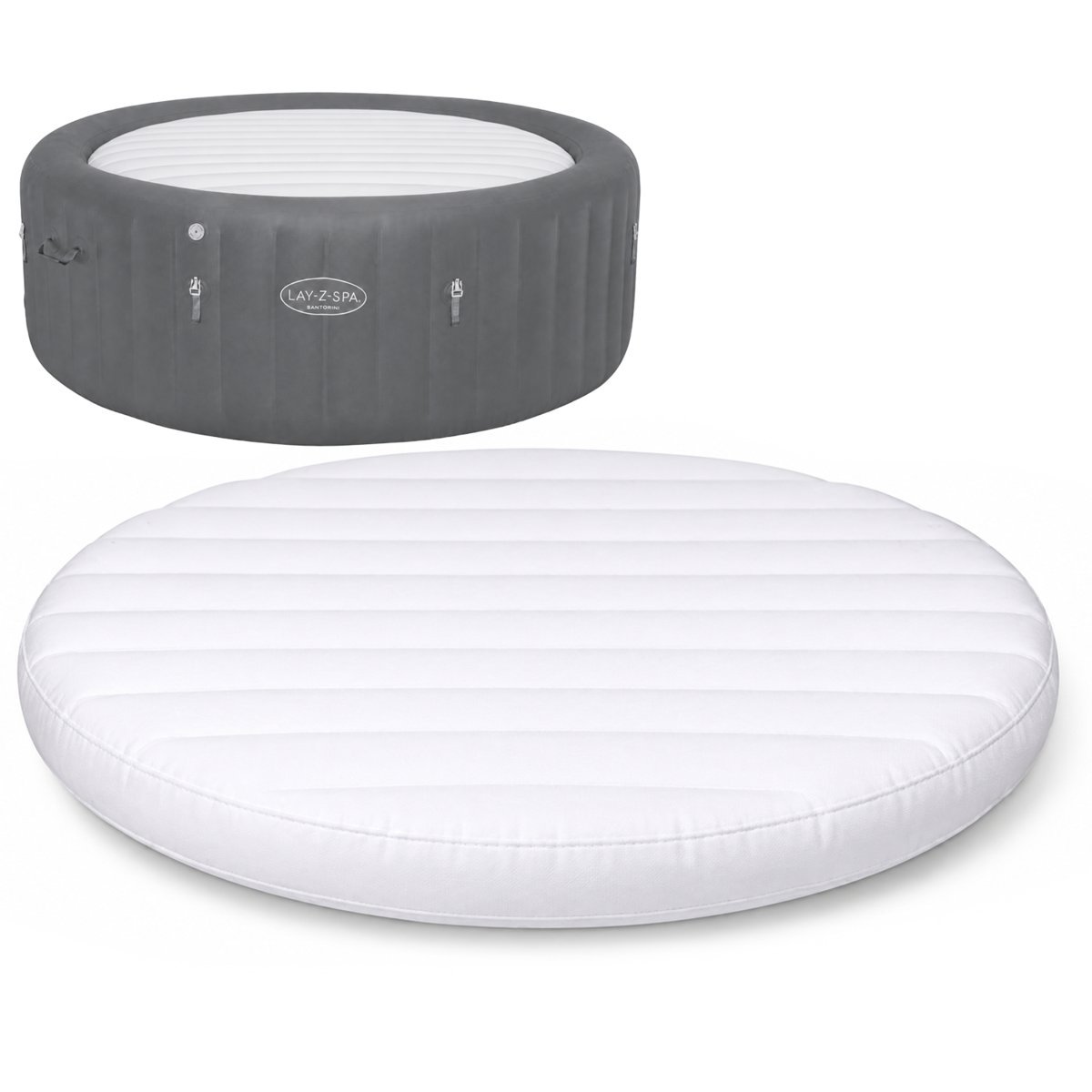 Bestway izolacyjna dmuchana poduszka jacuzi lay-z-spa santorini hydrojet