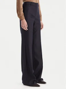 Marella Spodnie palazzo Renoir 2523136082 Granatowy Wide Leg - Spodnie damskie - miniaturka - grafika 1