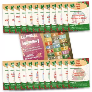 Finess, Kalendarz Adwentowy, Zadania Dla Kobiet, 24 Sztuki - Ozdoby bożonarodzeniowe Finess, Kalendarz Adwentowy, Zadania Dla Kobiet, 24 Sztuki - Ozdoby bożonarodzeniowe - miniaturka - grafika 1