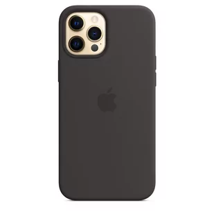 APPLE Etui Silicone Case do iPhone 12 Pro Max Czarny MHLG3ZM/A - Etui i futerały do telefonów - miniaturka - grafika 3
