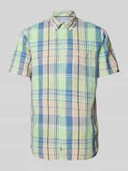Koszule męskie - Koszula casualowa z kołnierzykiem typu button down - miniaturka - grafika 1
