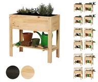 Szklarnie ogrodowe - Ziołownik na nóżkach z półką dolną OBL - Naturalny / Wamar-Sosenka - miniaturka - grafika 1