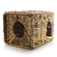 Akcesoria dla gryzoni - NATURE FIRST GRASSY HIDEAWAY SMALL - NATURALNY DOMEK Z CIASNO PLECIONEJ TRAWY - miniaturka - grafika 1
