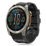 Akcesoria do smartwatchy - Pasek TECH-PROTECT Silicone do Garmin Fenix 5X/5X Plus/6X/6X Pro/7X/8 (51 mm) Czarny - miniaturka - grafika 1