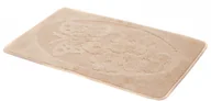Dywaniki łazienkowe - Prostokątny beżowy chodniczek łazienkowy N4-S24 - miniaturka - grafika 1