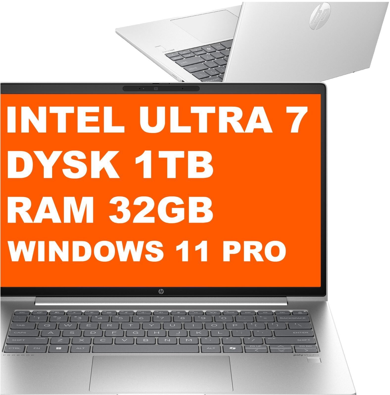 HP Probook 440 G11 / A3RN5UA / Ultra 7 / 32GB / 1TB / Intel Graphics / 2k / Win 11 Pro / Srebrny