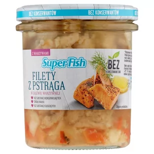Superfish Filety Z Pstrąga W Zalewie Warzywnej 300G - Konserwy i dania rybne - miniaturka - grafika 1