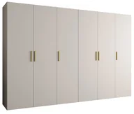 Szafy - Szafa uchylna otwierana BARI 1 300 wys. 202 cm Kaszmir + u. Złoty - miniaturka - grafika 1