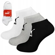 Skarpetki męskie - SKARPETY STOPKI Puma Sneaker skarpetki bawełniane 3-PAK - 43-46 - miniaturka - grafika 1