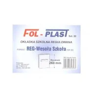 Dyplomy i okładki - Fol-Plast okładki Okładka szkolna Wesoła Szkoła regulowana nr28 260x410mm OK15FP - miniaturka - grafika 1
