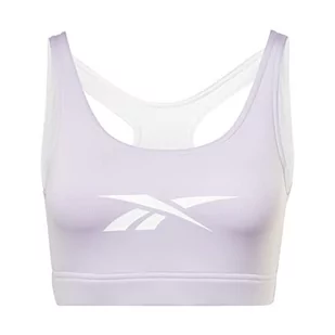 Reebok Damski biustonosz sportowy, fioletowy Oasis, L - Biustonosze - miniaturka - grafika 1