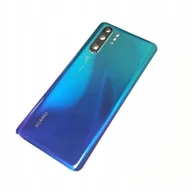 Części serwisowe do telefonów - do HUAWEI P30 PRO KLAPKA POKRYWA BATERII + SZYBKA KAMERY AURORA BLUE - miniaturka - grafika 1