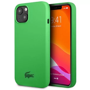 Lacoste Etui do iPhone 13 6,1" zielony/green hardcase Silicone - Etui i futerały do telefonów - miniaturka - grafika 1