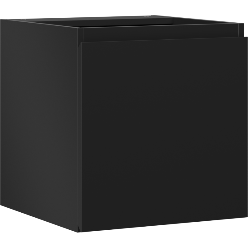 Mexen Orio szafka łazienkowa podumywalkowa 45 cm, 1 drzwi, czarna mat - 91A11-04547-1-BF71