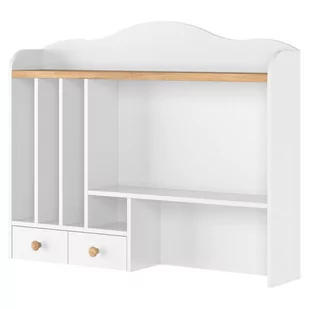 Nadstawka na biurko STORY SO-04 biały / dąb nash - Biurka - miniaturka - grafika 1