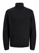 Dresy męskie - maglie mężczyzna jack and jones 12289853 bleecker black - miniaturka - grafika 1