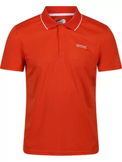 Koszulki sportowe męskie - Regatta Funkcyjna koszulka polo "Maverik V" w kolorze czerwonym - grafika 1