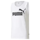 Koszulki męskie - Koszulka męska Puma 58667002 ESS Biała - miniaturka - grafika 1