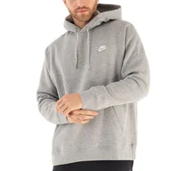 Bluzy sportowe męskie - Bluza Nike NSW Club Fleece BV2654-063 - szara - miniaturka - grafika 1