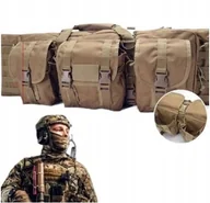 Akcesoria do bagażników dachowych - Torba Pokrowiec Plecak 108cm beżowy Molle - miniaturka - grafika 1