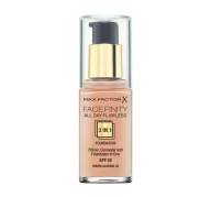 Podkłady do twarzy - MAX FACTOR FACEFINITY PODKŁAD 3W1 45 WARM ALMOND 30ML - miniaturka - grafika 1