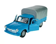 Samochody i pojazdy dla dzieci - WELLY OLD TIMER 1968 PEUGEOT 404 PICKUP NIEBIESKI  1:34 SAMOCHÓD NOWY METALOWY MODEL - miniaturka - grafika 1