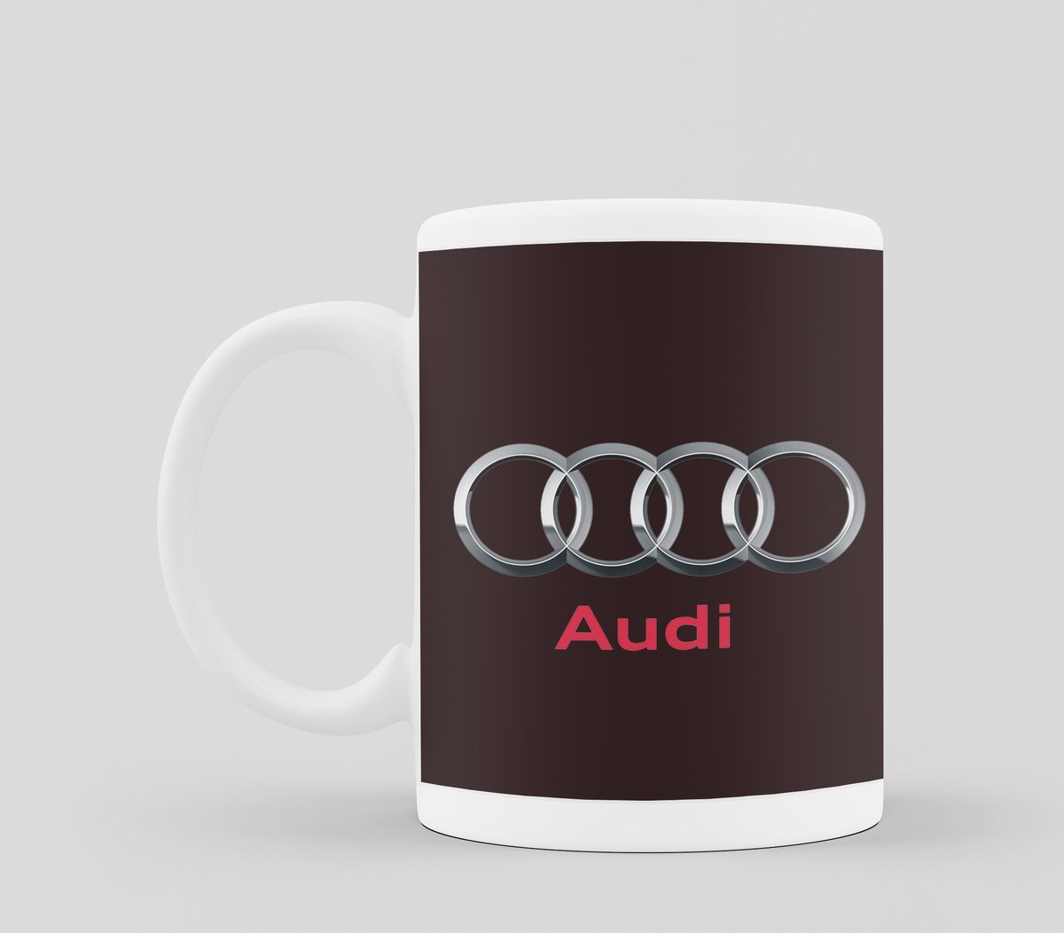 Kubek AUDI Auto Logo z imieniem Prezent Dla Fana 2