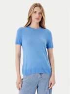 Swetry damskie - Calvin Klein Sweter LV044A307G Szary Regular Fit - miniaturka - grafika 1