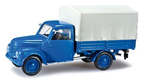 Herpa Framo V901/2 z płócienną plandeką, błękitny 303200