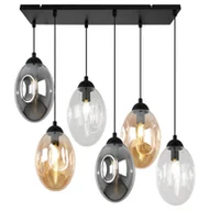 Lampy sufitowe - Lampa sufitowa wisząca Vigo glamour 6xE14 klosz kula wielokolorowy Light Home LH - miniaturka - grafika 1