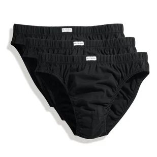 Slipki męskie Classic Slip 3-PACK Fruit Of The Loom - Czarny S - Majtki męskie - miniaturka - grafika 1