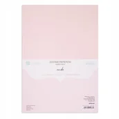 Podobrazia, bloki, papiery - ZESTAW PAPIERÓW A4 220G 20 ARK NUDE RÓŻ DPCRAFT - miniaturka - grafika 1