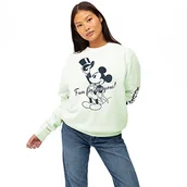 Bluzy damskie - Disney Damska bluza Mickey Showtime, Sage, 40 - miniaturka - grafika 1