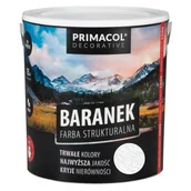 Tynki - Farba strukturalna Baranek biały 5 l Primacol Decorative - miniaturka - grafika 1