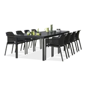 Meble ogrodowe - Zestaw ogrodowy Nardi NET/RIO - 10/210 Antracite - miniaturka - grafika 1