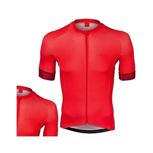 Kross, Koszulka rowerowa, PAVE, czerwony, rozmiar L - Koszulki rowerowe - miniaturka - grafika 1