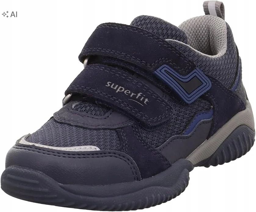 SUPERFIT SPORTOWE BUTY DZIECIĘCE GRANATOWE Z RZEPAMI 31 6MA