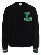 Swetry męskie - Lacoste Sweter męski Mężczyźni niebieski|wielokolorowy jednolity, XXL - miniaturka - grafika 1