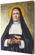 Ikony i obrazy sakralne - Ikona Świętej Bolesławy Lament Tradycyjna Ikona na Desce Lipowej - miniaturka - grafika 1