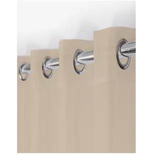 Firana na kółkach Zinnia 140 x 260 cm beż - Firany - miniaturka - grafika 1