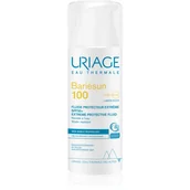 Balsamy i kremy do opalania - Emulsja przeciwsłoneczna do twarzy Uriage Bariesun 100 Extreme Protective Fluid SPF 50+ 50 ml (3661434011979) - miniaturka - grafika 1