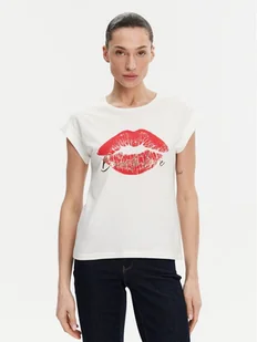 Morgan T-Shirt 251-DVALA Biały Regular Fit - Koszulki i topy damskie - miniaturka - grafika 1