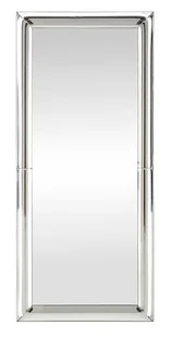 Srebrne prostokątne lustro wiszące T8-E79 - Lustra - miniaturka - grafika 1