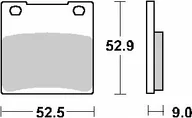 Klocki hamulcowe - Sbs Klocki Hamulcowe Kh63 / Kh161 Street Excel Sinter Kolor Złoty - miniaturka - grafika 1