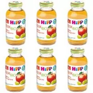 Soki i herbatki dla dzieci - Hipp Sok 100% jabłka-winogrona po 4. miesiącu zestaw 6 x 200 ml Bio - miniaturka - grafika 1