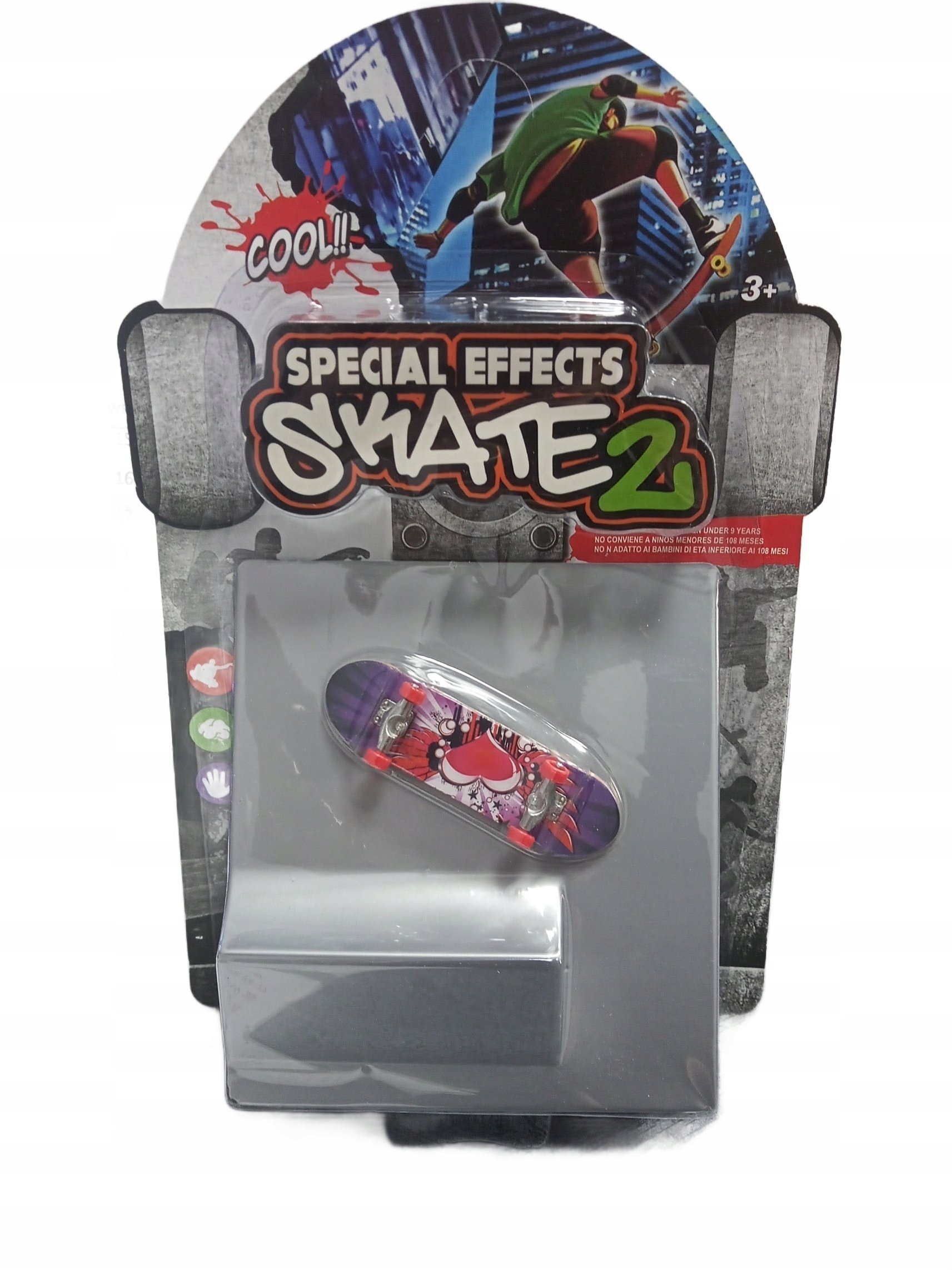 Mini deskorolka+rampa G200124 60543