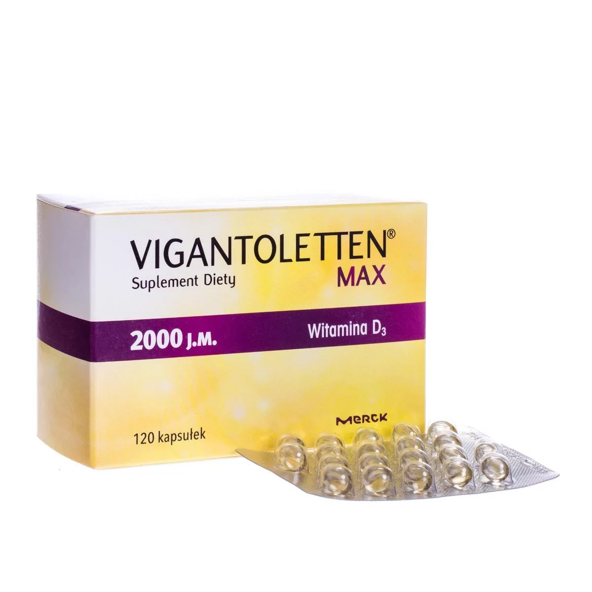 VIGANTOLETTEN Max 2000 j.m., 120 kaps.