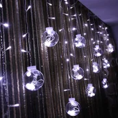 Oświetlenie świąteczne - ZOLTA Fairy Lights Indoor and Outdoor 108LED 4,4m -Replika acja LED - Wodoodporne lampki choinkowe - Wróżki - 8 trybów oświetlenia - Chłodna biel - Kule - miniaturka - grafika 1